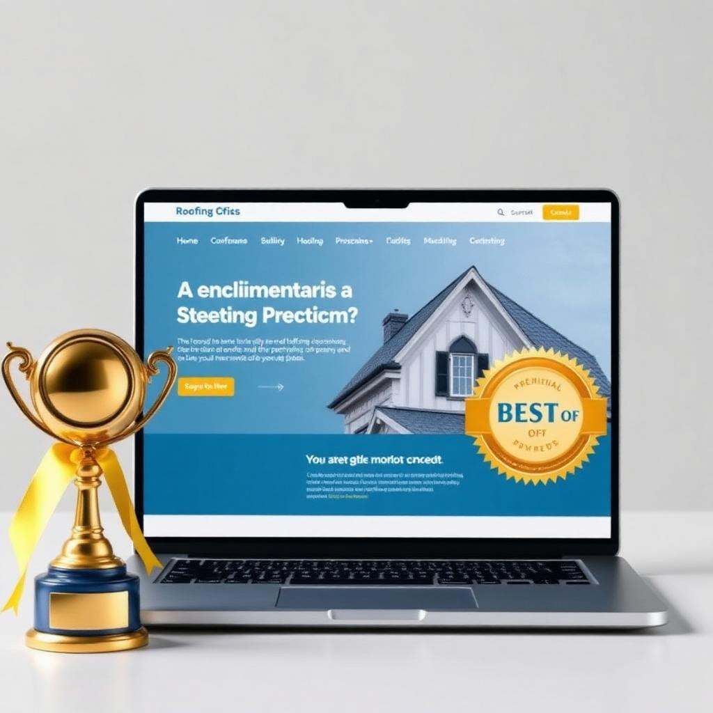 Best web design for roofers award