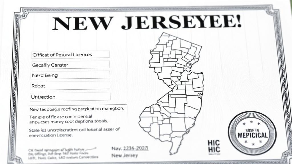 New Jersey Roofing Contractor License Requirements: HIC Registration Guide