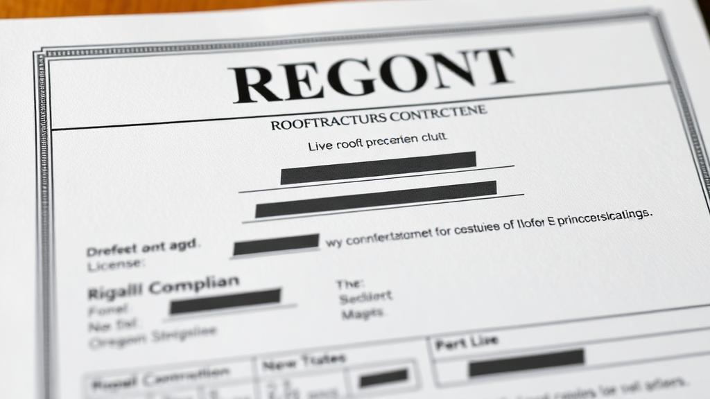 Oregon Roofing Contractor License Requirements: CCB Registration Guide